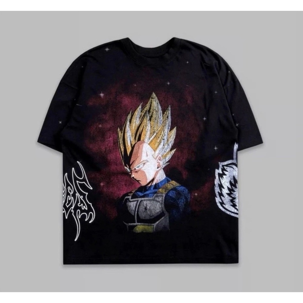 Darc Sport Dragon Ball Z Side by Side Vegeta Tee size M